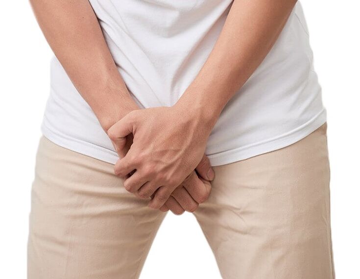 Pain and discomfort during urination - symptoms of prostatitis